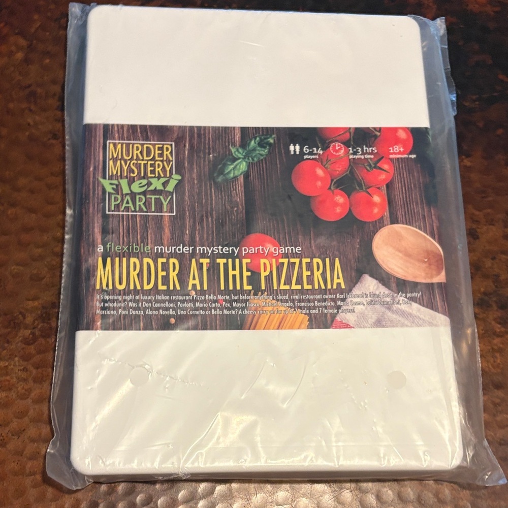 : Murder at the Pizzeria - White
